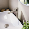 Смеситель для раковины VITRA ROOT ROUND A4270734EXP однорычажный брашированный никель латунь