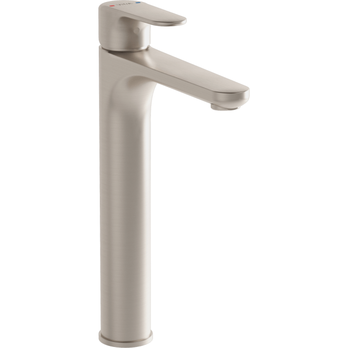 Смеситель для раковины VITRA ROOT ROUND A4270734EXP однорычажный брашированный никель латунь