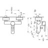 Смеситель для ванны и душа VITRA MINIMAX S