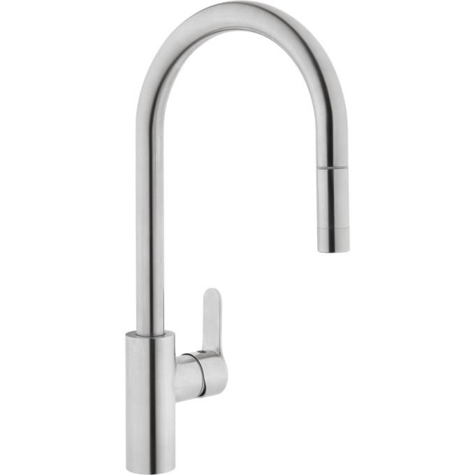 Смеситель VITRA INOX с выдвижным изливом для кухни