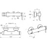 Смеситель VITRA ORIGIN для ванны/душа, цвет хром