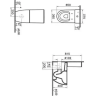 Смывной бачок для унитаза VITRA SENTO 5639B003-0108