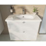 Тумба VITRA ROOT CLASSIC 60 см с классической раковиной 2 ящика матовый белый