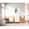 Тумба VITRA SENTO с раковиной, с 2 ящиками, 65 см, с LED подсветкой, цвет матовый белый ( ножки 61069 заказываются отдельно )