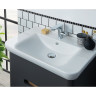 Тумба VITRA SENTO с раковиной, с 2 ящиками, 80 см, с LED подсветкой, цвет матовый антрацит ( ножки 61069 заказываются отдельно )