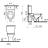 Унитаз напольный VITRA FORM 300 5226B003-0075 белый