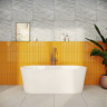 Ванна VITRA GEO 180x80 отдельностоящая с ножками, скрытый сифон