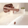 Встроенный смеситель для раковины VITRA ROOT ROUND настенный, медь